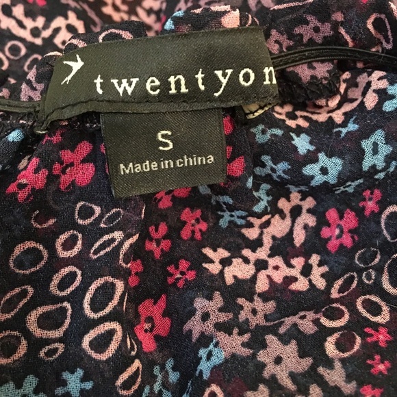 Forever Twenty-one Chiffon Short Sleeve Blouse S - Picture 3 of 12